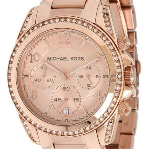 michael kors bling watch|mk rose gold watch sale.